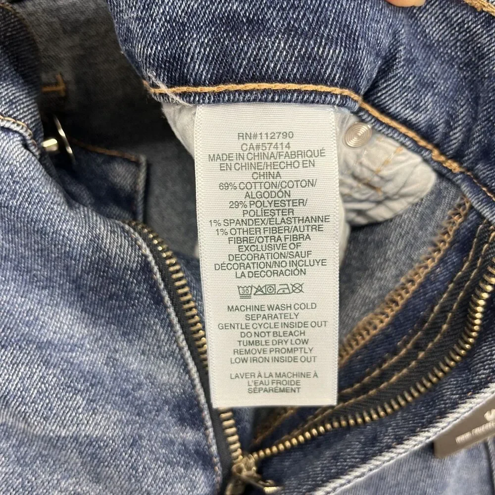 True Religion Jeans Mens 34 X 32 Blue Geno Relaxed Slim‎ Medium Tide Wash